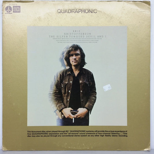 Kris Kristofferson : The Silver Tongued Devil And I (LP, Album, Quad, Pit)