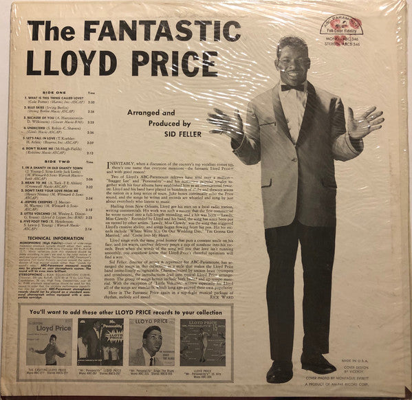 Lloyd Price : The Fantastic Lloyd Price (LP, Album, Mono)