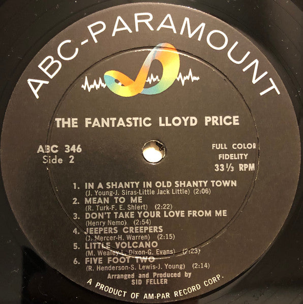 Lloyd Price : The Fantastic Lloyd Price (LP, Album, Mono)