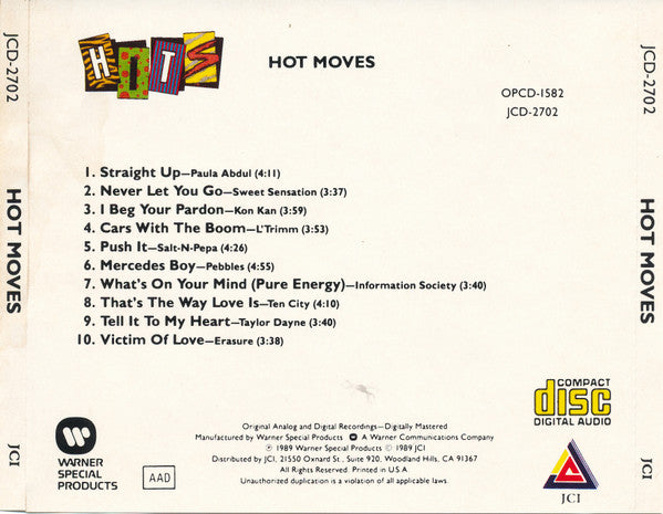 Various : Hot Moves (CD, Comp)