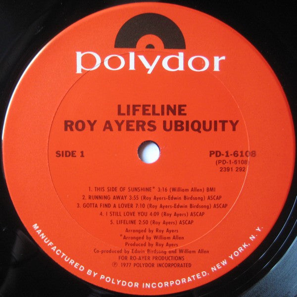 Roy Ayers Ubiquity LP 本人サイン入り Roy Ayers Ubiquity LP 本人サイン入り Roy Ayers Ubiquity LP 本人