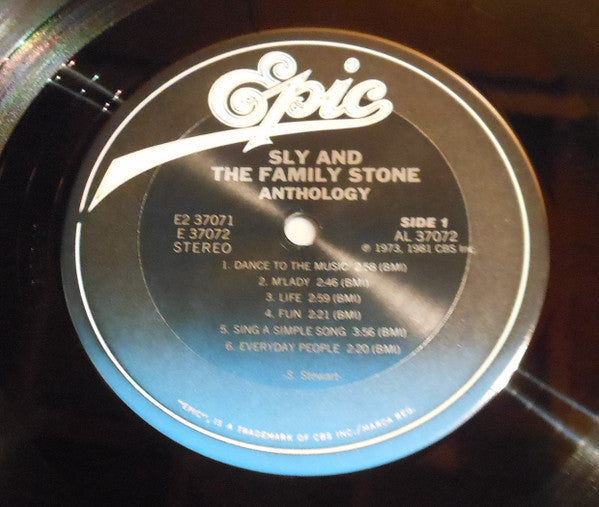 Sly And The Family Stone* : Anthology (2xLP, Comp, Ter)