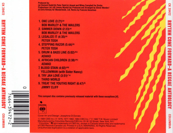 Various : Rhythm Come Forward (CD, Comp, RE)