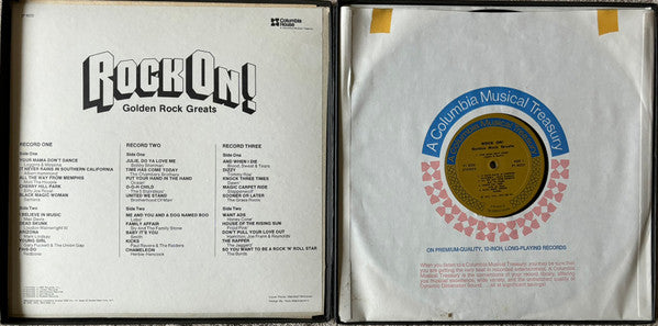 Various : Rock On! Golden Rock Greats (3xLP, Comp)