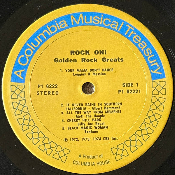 Various : Rock On! Golden Rock Greats (3xLP, Comp)