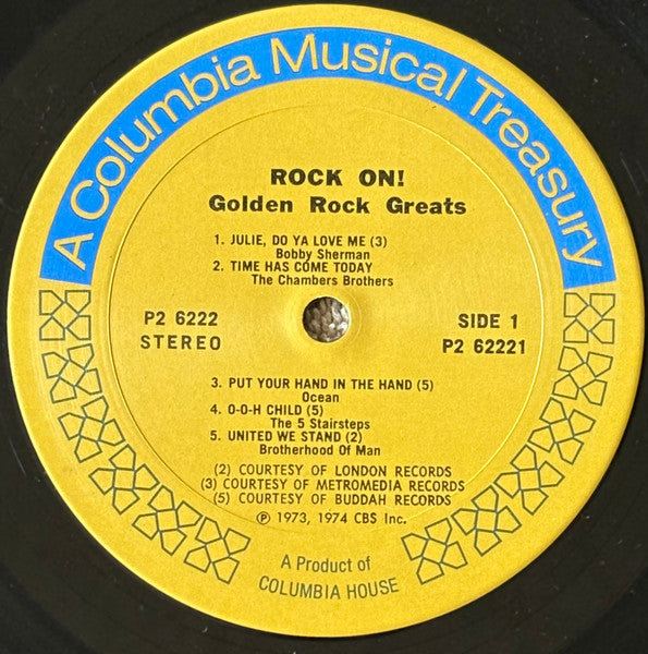 Various : Rock On! Golden Rock Greats (3xLP, Comp)