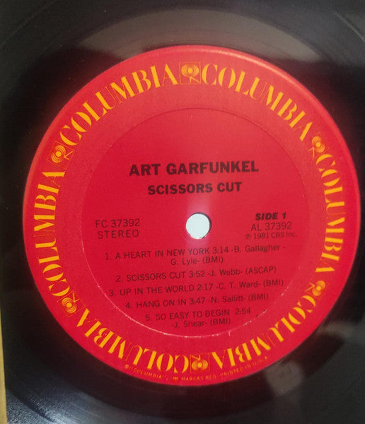 Art Garfunkel : Scissors Cut (LP, Album)