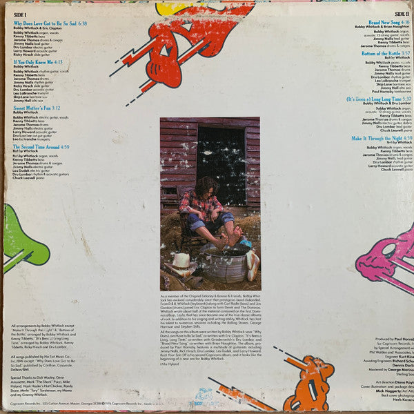 Bobby Whitlock : Rock Your Sox Off (LP, Album, Jac)