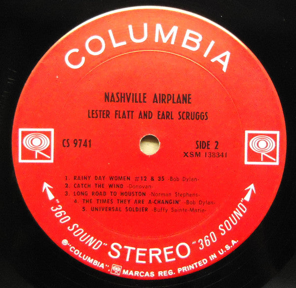 Flatt & Scruggs : Nashville Airplane (LP, Album, Pit)