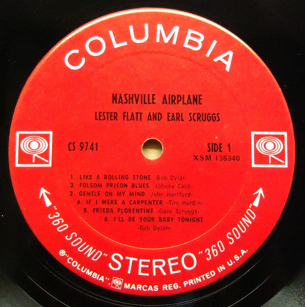 Flatt & Scruggs : Nashville Airplane (LP, Album, Pit)