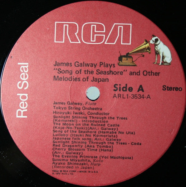James Galway : "Song Of The Seashore" And Other Melodies Of Japan (LP, Album, Ind)
