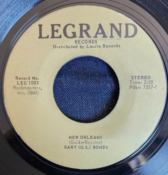 Gary U.S. Bonds : New Orleans  (7", RE)