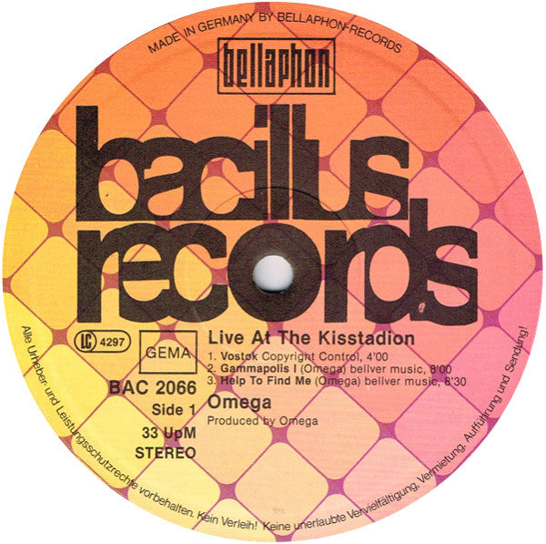 Omega (5) : Live At The Kisstadion (2xLP)