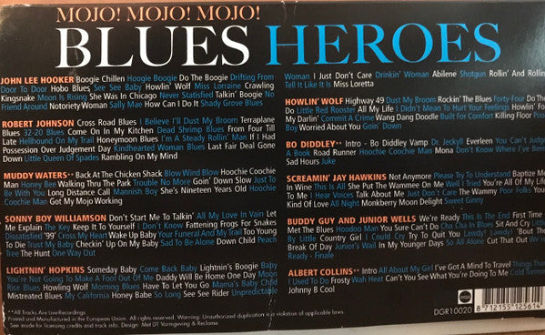 Various : Mojo! Mojo! Mojo! Blues Heroes (10xCD, Comp, Mono, Num)