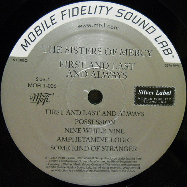 The Sisters Of Mercy : First And Last And Always (LP, Album, Ltd, Num, RE, RM)