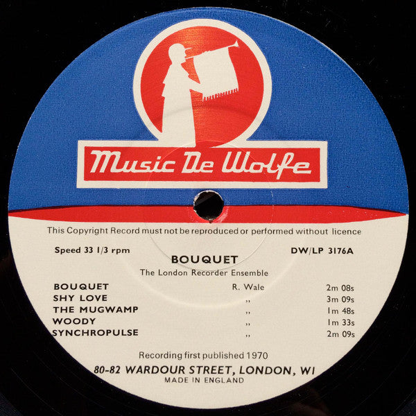 The London Recorder Ensemble : Bouquet (LP, Mono)