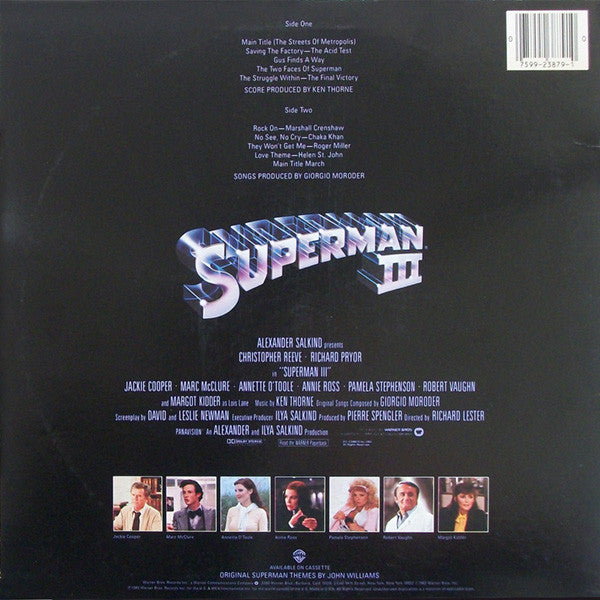 Various : Superman III (Original Sound Track) (LP)
