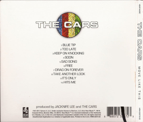 The Cars : Move Like This (CD, Album, Dig)