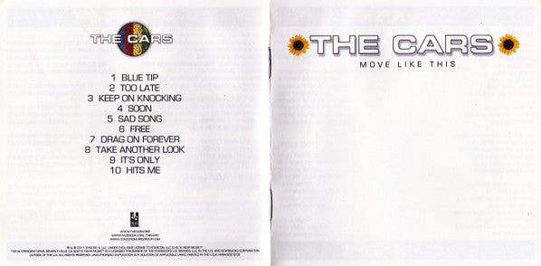 The Cars : Move Like This (CD, Album, Dig)