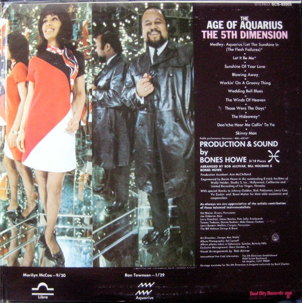 The 5th Dimension* : The Age Of Aquarius (LP, Album, Res)