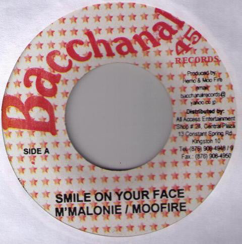 M'Malonie* & Moofire / M'Malonie* : Smile On Your Face / Eternal Flames (7")