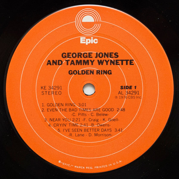 George Jones & Tammy Wynette : Golden Ring (LP, Album, Ter)
