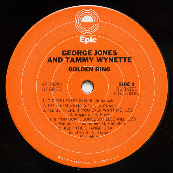 George Jones & Tammy Wynette : Golden Ring (LP, Album, Ter)