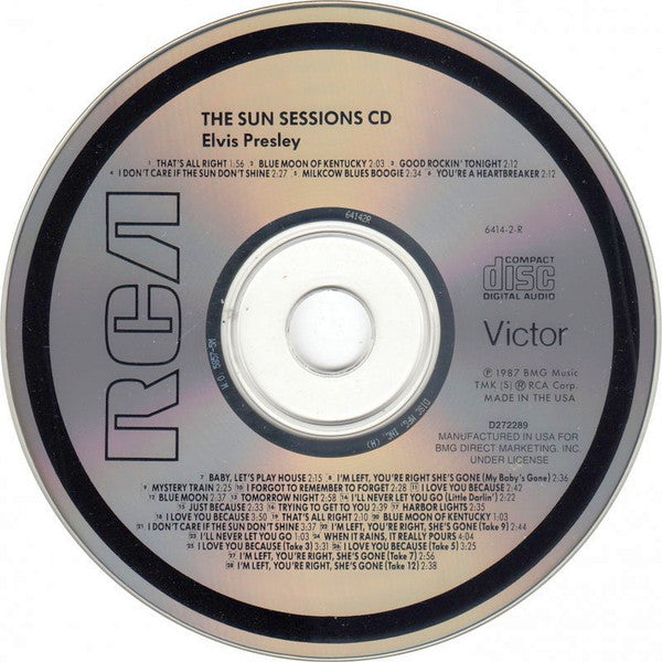 Elvis Presley : The Sun Sessions CD (CD, Comp, Club, RE)