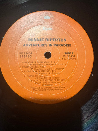 Minnie Riperton : Adventures In Paradise (LP, Album)