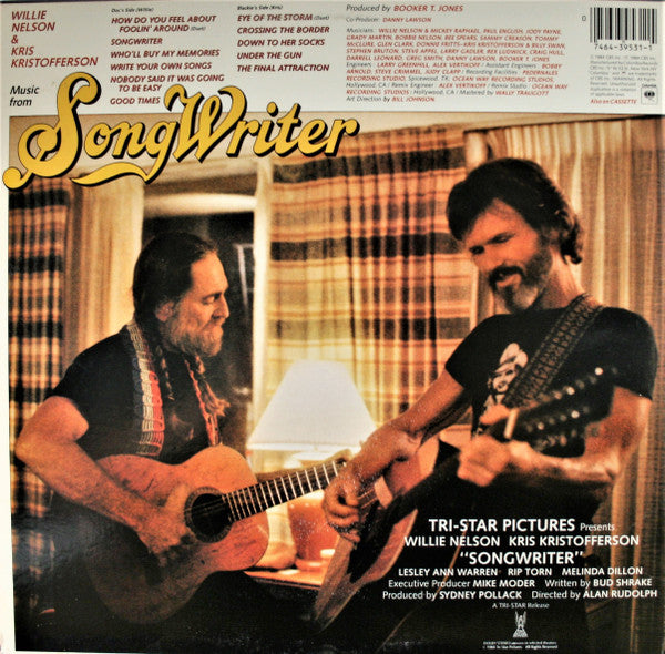 Willie Nelson & Kris Kristofferson : Music From Songwriter (LP, Album)