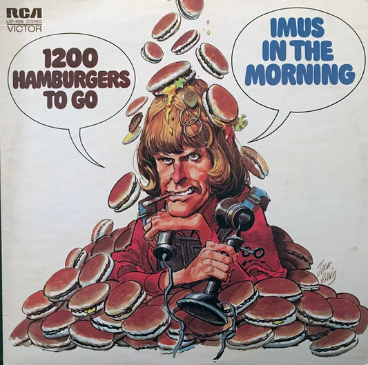Imus In The Morning : 1200 Hamburgers To Go (LP, Album, Hol)