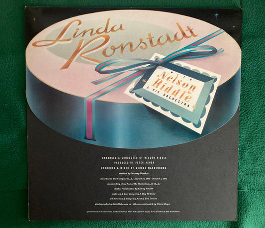 Linda Ronstadt With Nelson Riddle & His Orchestra* : Lush Life (LP, Album, Club, Spe)