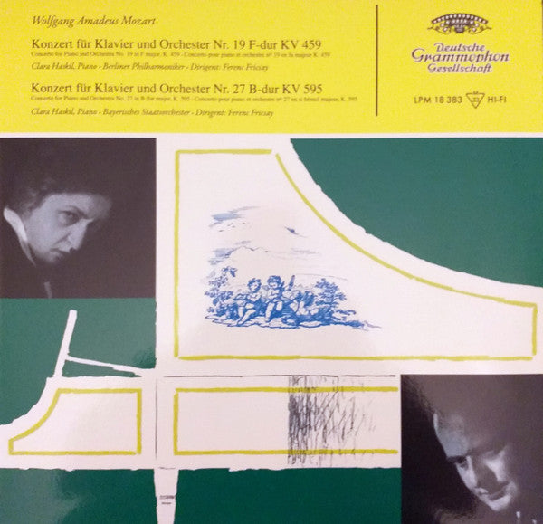 Wolfgang Amadeus Mozart / Clara Haskil, Ferenc Fricsay, Berliner Philharmoniker, Bayerisches Staatsorchester : Konzert Für Klavier Und Orchester Nr. 19 F-Dur KV 459 Und Nr. 27 B-Dur KV 595 (LP, Mono, RE, RM, 180)