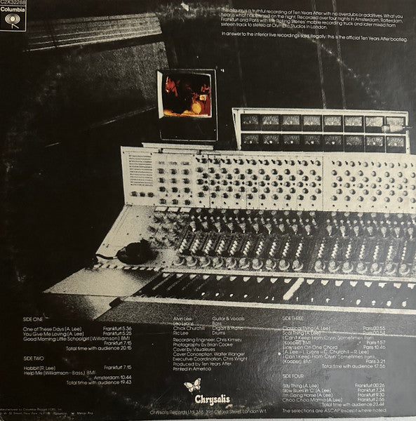 Ten Years After : Recorded Live (2xLP, Album, Pit)