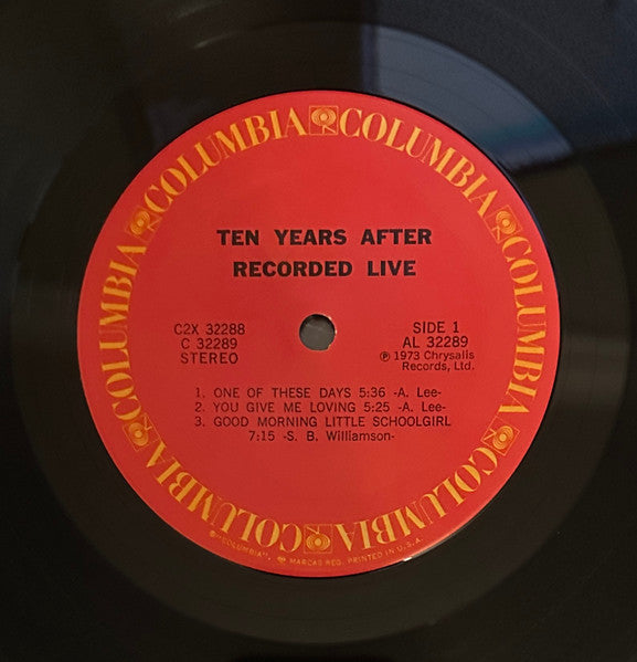 Ten Years After : Recorded Live (2xLP, Album, Pit)