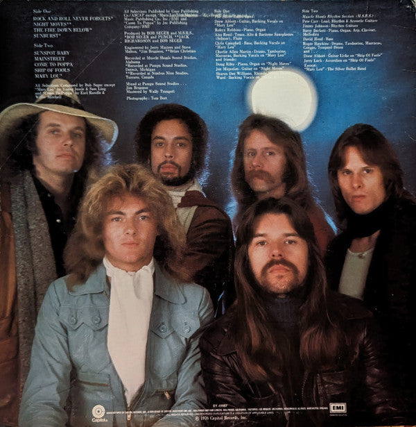 Bob Seger And The Silver Bullet Band : Night Moves (LP, Album, RE)