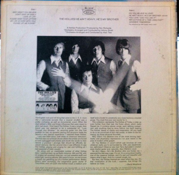 The Hollies : He Ain't Heavy, He's My Brother (LP, Album, Pit)