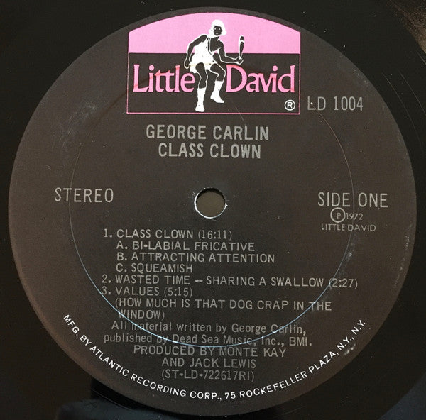 George Carlin : Class Clown (LP, Album, RP, Ric)