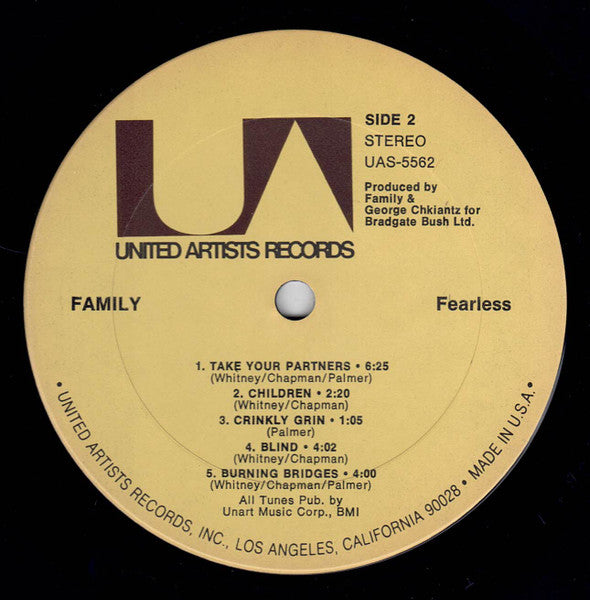 Family (6) : Fearless (LP, Album, Ter)