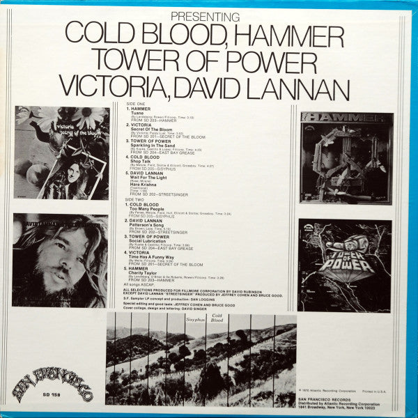 Various : San Francisco Sampler - Fall 1970 (LP, Smplr, CSM)