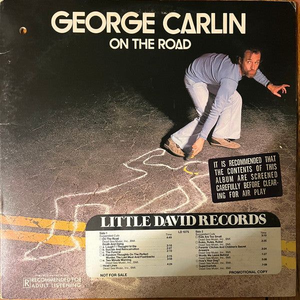George Carlin : On The Road (LP, Album, Promo)