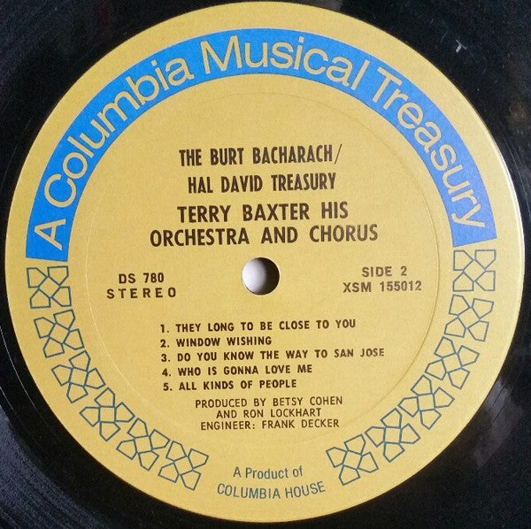 Burt Bacharach / Hal David* : The Burt Bacharach Hal David Treasury (4xLP + Box)