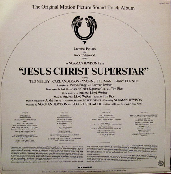 Various : Jesus Christ Superstar (The Original Motion Picture Sound Track Album) (2xLP, Album, Glo)