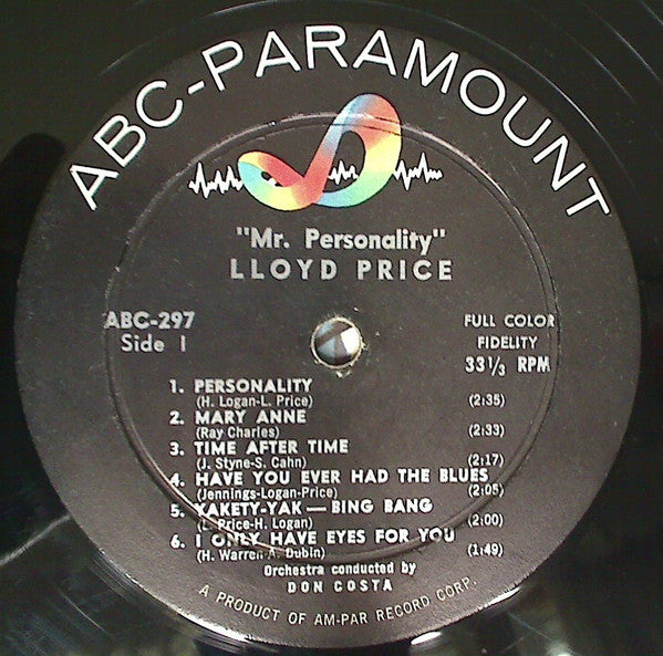 Lloyd Price : Mr. "Personality" (LP, Album, Mono)