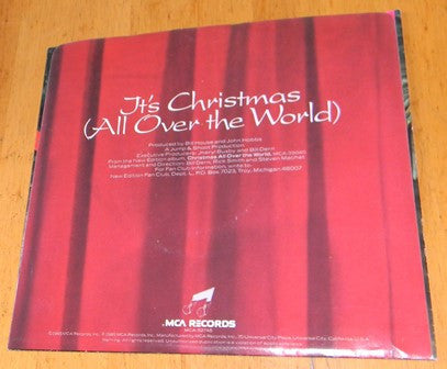 New Edition : It's Christmas (All Over The World) (7", Single, Ltd, Red)