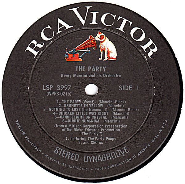 Henry Mancini : The Party (Music From The Film Score) (LP, Album)