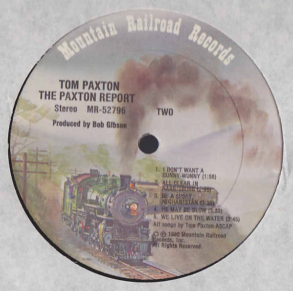 Tom Paxton : The Paxton Report (LP, PRC)
