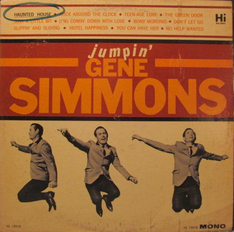 Gene Simmons (2) : Jumpin' Gene Simmons (LP, Album, Mono)
