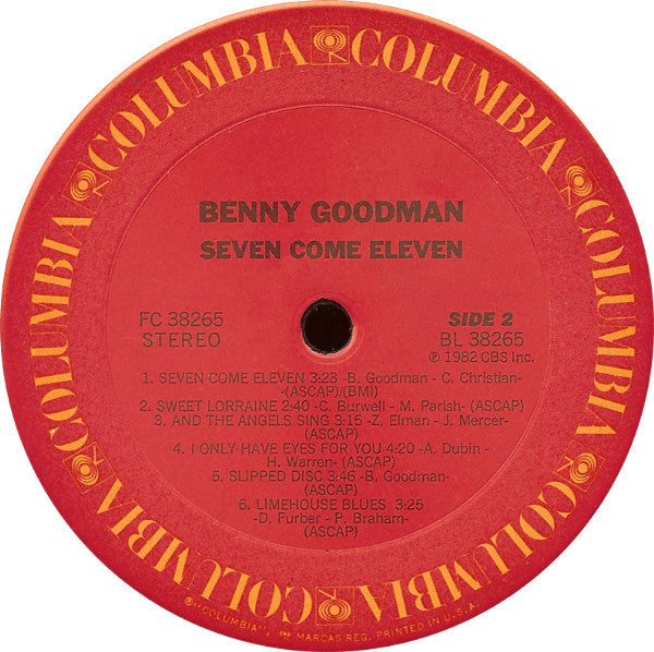 Benny Goodman : Seven Come Eleven (LP, Album)