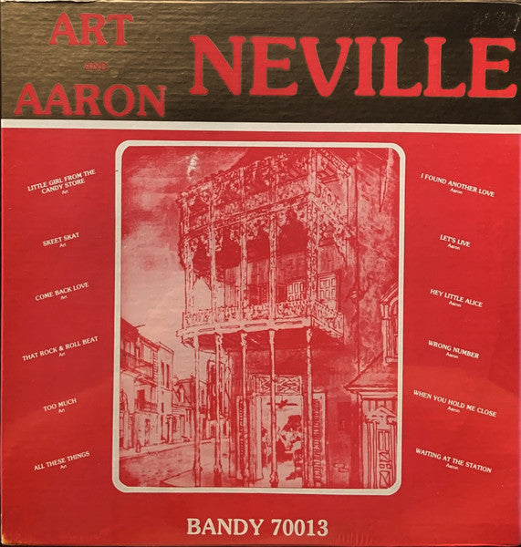 Art* And Aaron Neville : The Best Of Art And Aaron Neville (LP, Comp)